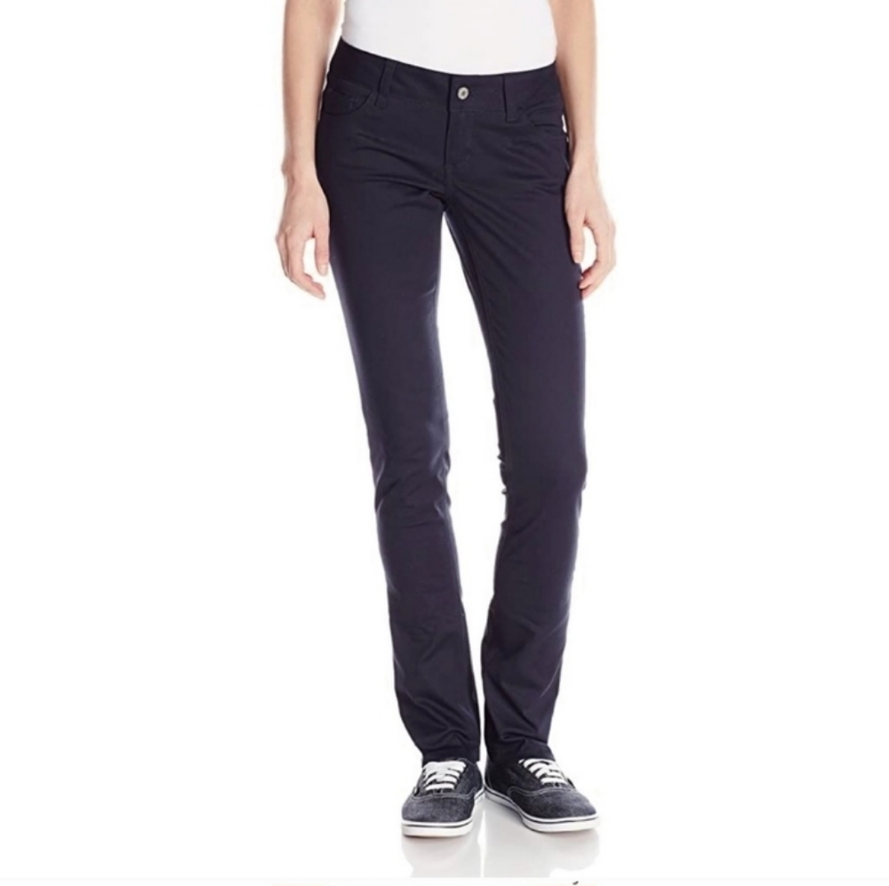 NWT DICKIES Navy Classic Low Rise Skinny Pants - Picture 7 of 10